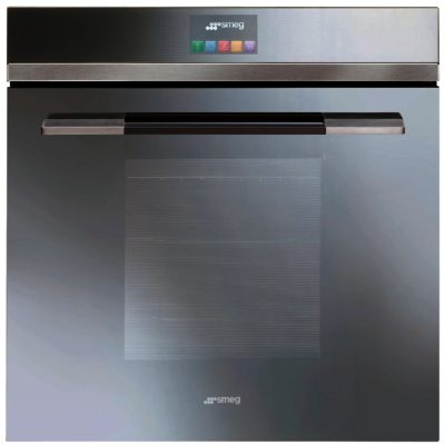 Smeg SFP140S 60cm Linea Pyrolytic Multifunction Oven in Silver Glass Smeg SFP140S 60cm Linea Pyrolytic Multifunction Oven in Silver Glass